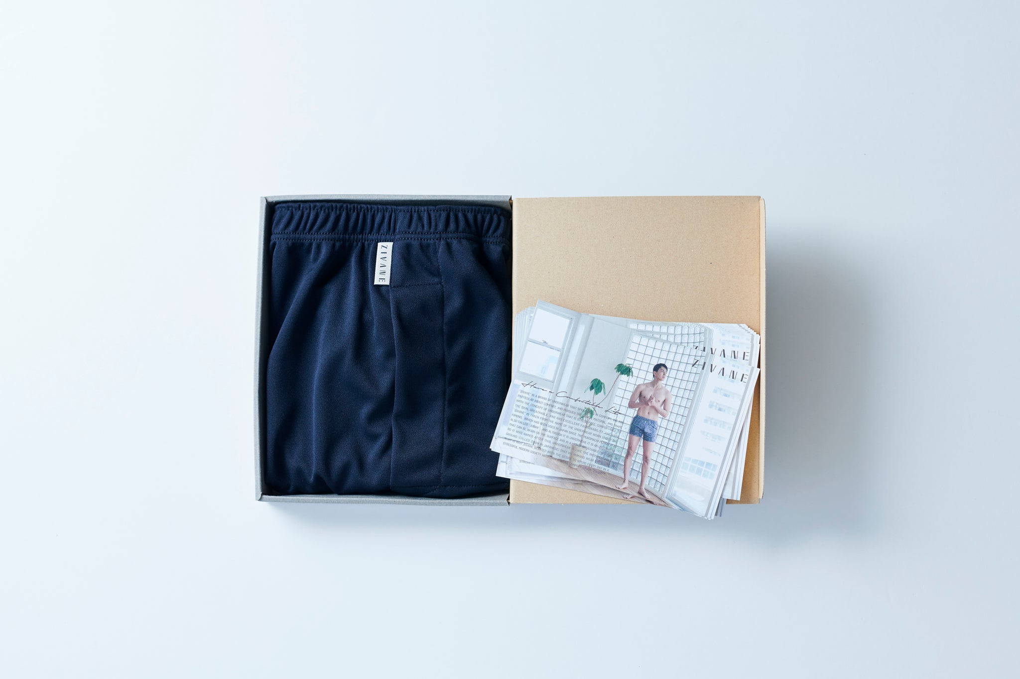 予約注文/9月下旬発送(Mのみ在庫あり)】 ショートトランクス（Navy
