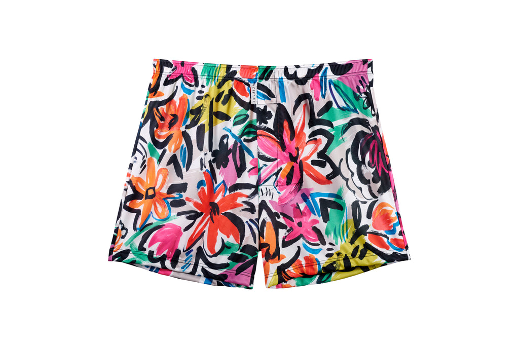 ショートトランクス（Tropical flower)