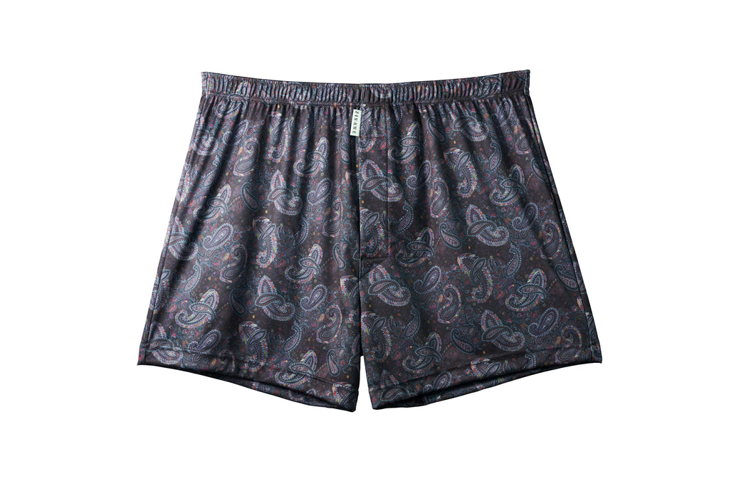 【7月新発売】ショートトランクス(Bordeaux Paisley)