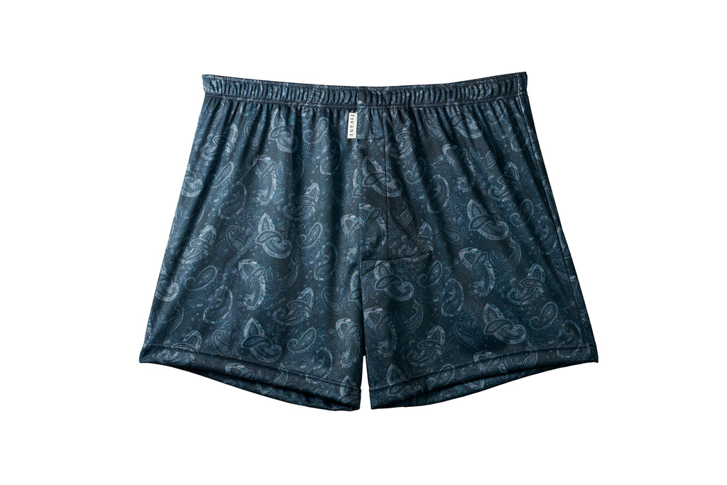 【7月新発売】ショートトランクス(Navy Paisley)