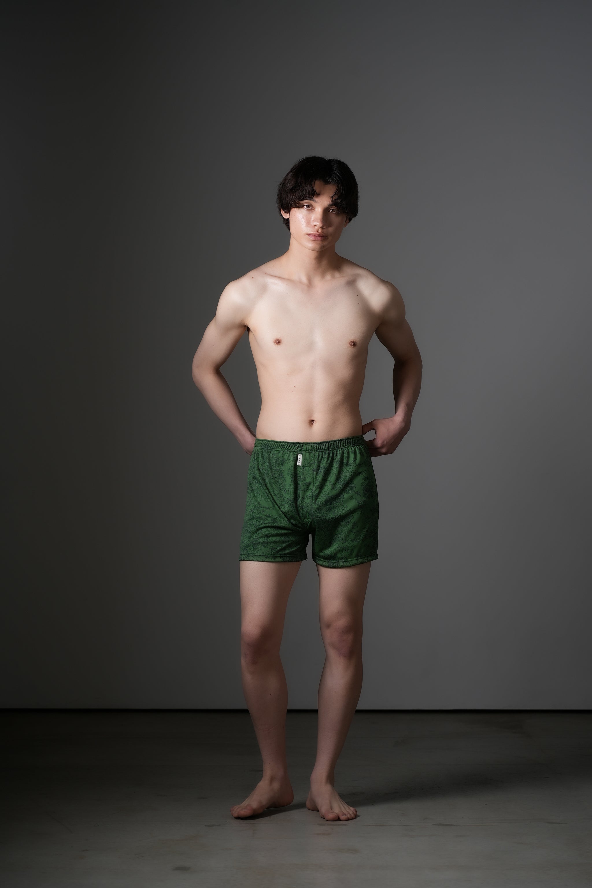 ショートトランクス（Botanical green） – ZIVANE