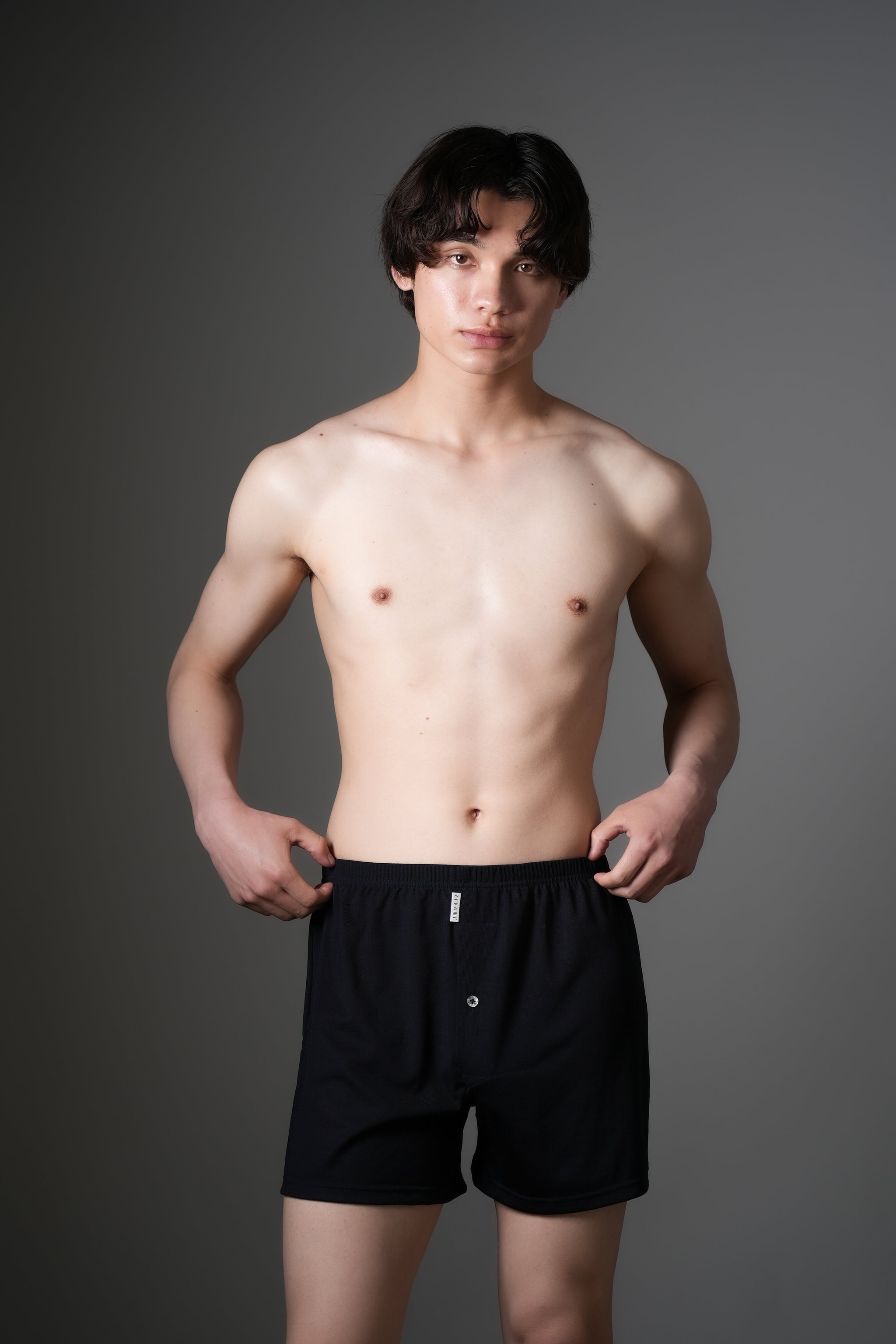 再入荷】ショートトランクス（Silk Navy) – ZIVANE