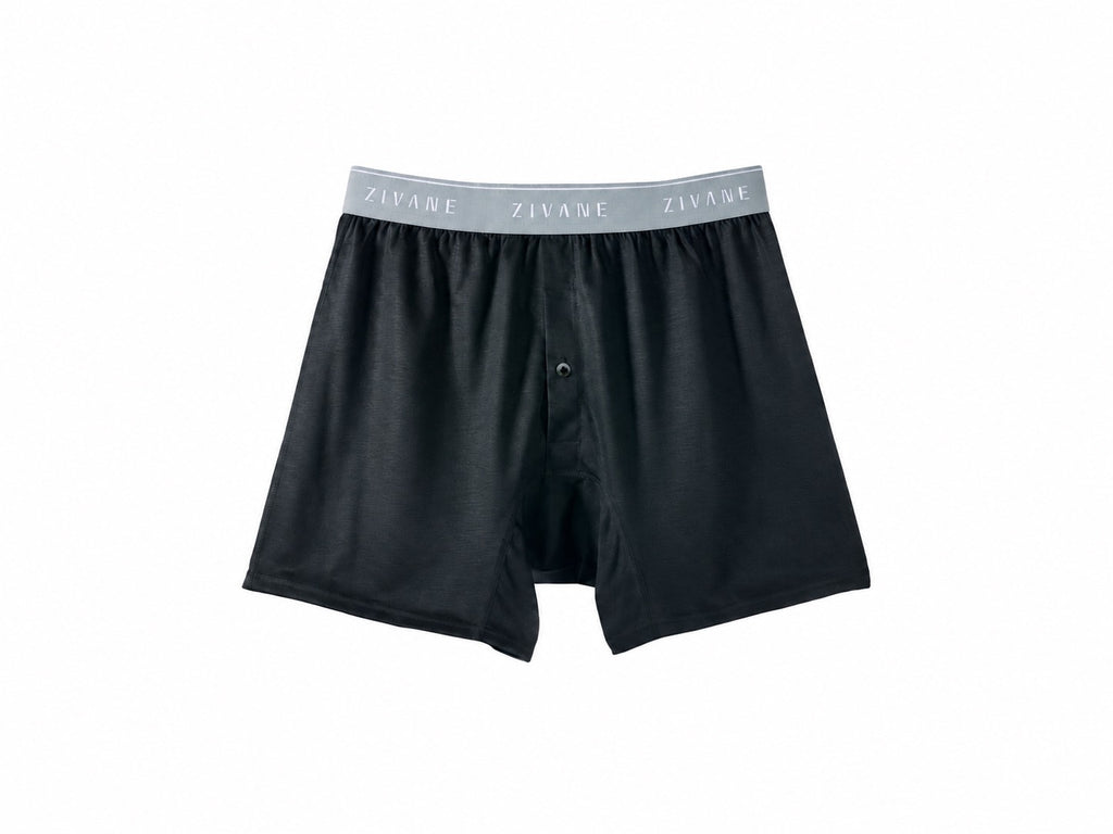 【10月新発売】ニットトランクス｜ブラック Logo Elastic